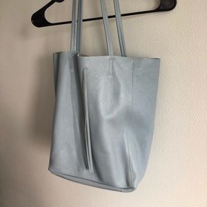 REAL LEATHER Tote